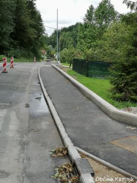 Izgradnja pločnika Soteska-Poreber (2)